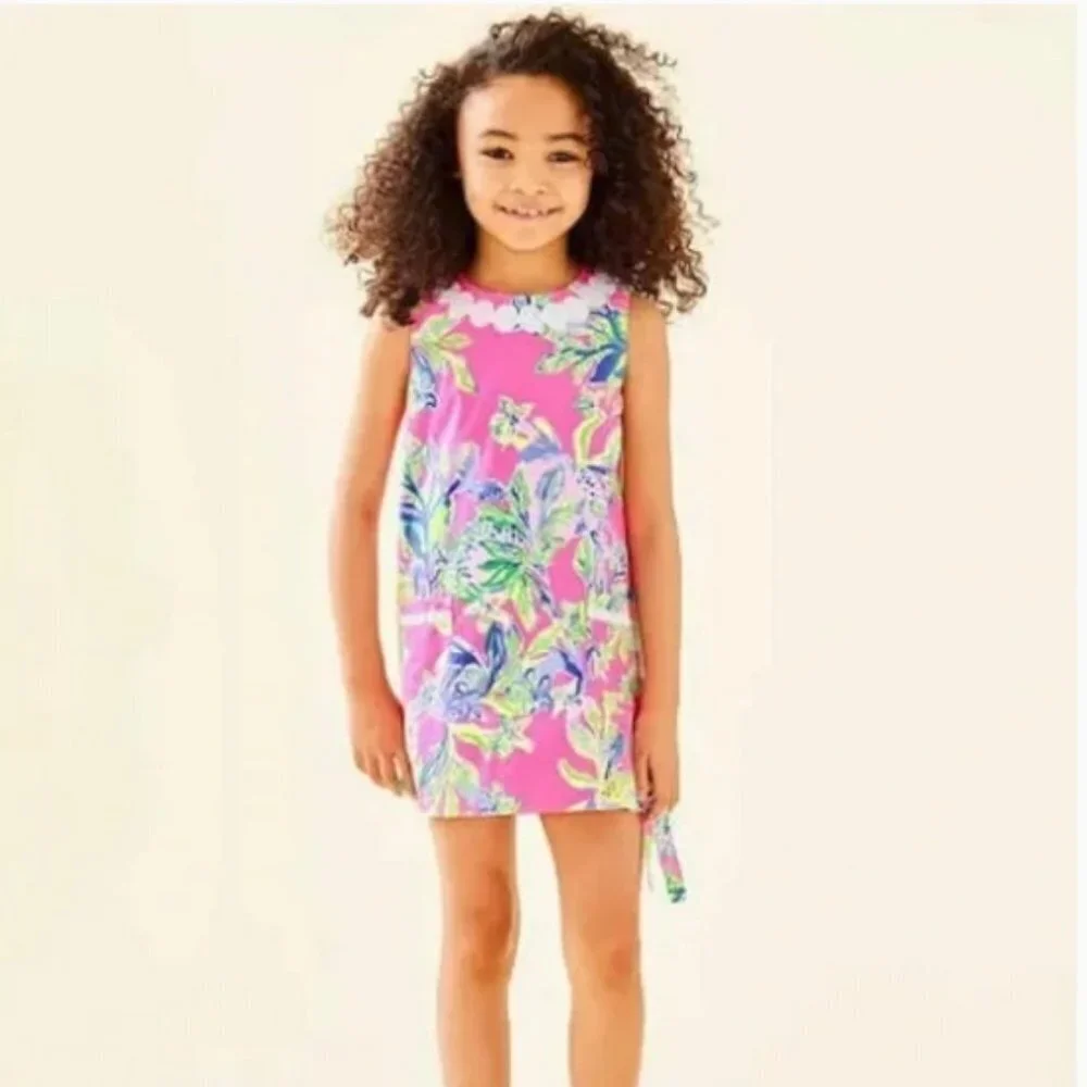 Lilly Pulitzer GIRLS' LITTLE LILLY CLASSIC SHIFT DRESS Multi Squeeze the day